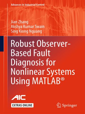 cover image of Robust Observer-Based Fault Diagnosis for Nonlinear Systems Using MATLAB